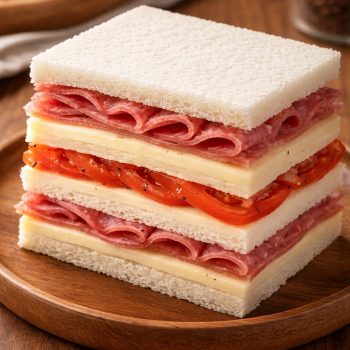 miga salame queso tomate