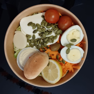 Retail ensalada de espárragos